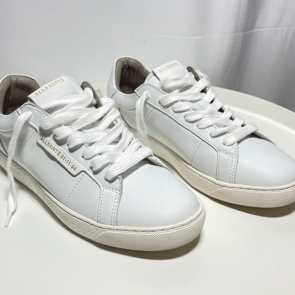 All Saints Sheer Leather Lowtop Sneakers